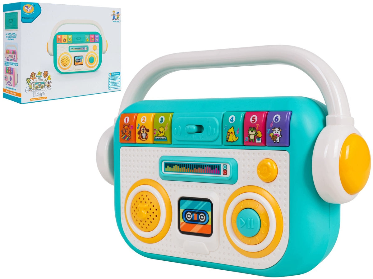 Interactive CHEERFUL RADIO for children RADIO with sounds and lights