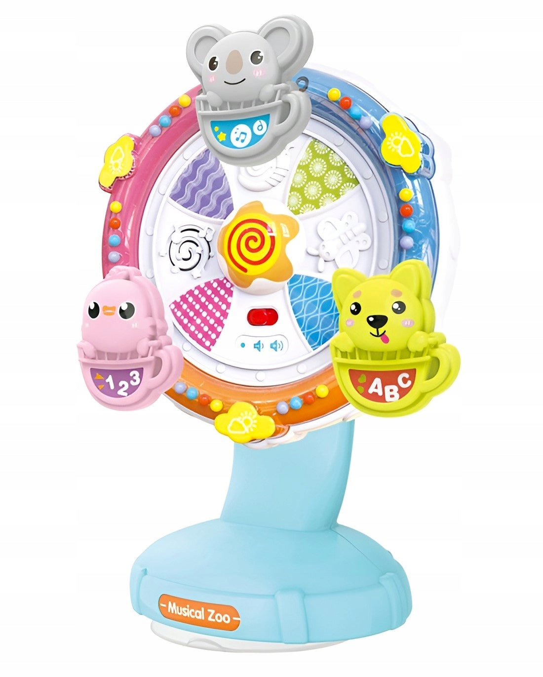 Interactive Educational Developmental Toy for Suction Cup Carousel Animal Kid's age 0＋