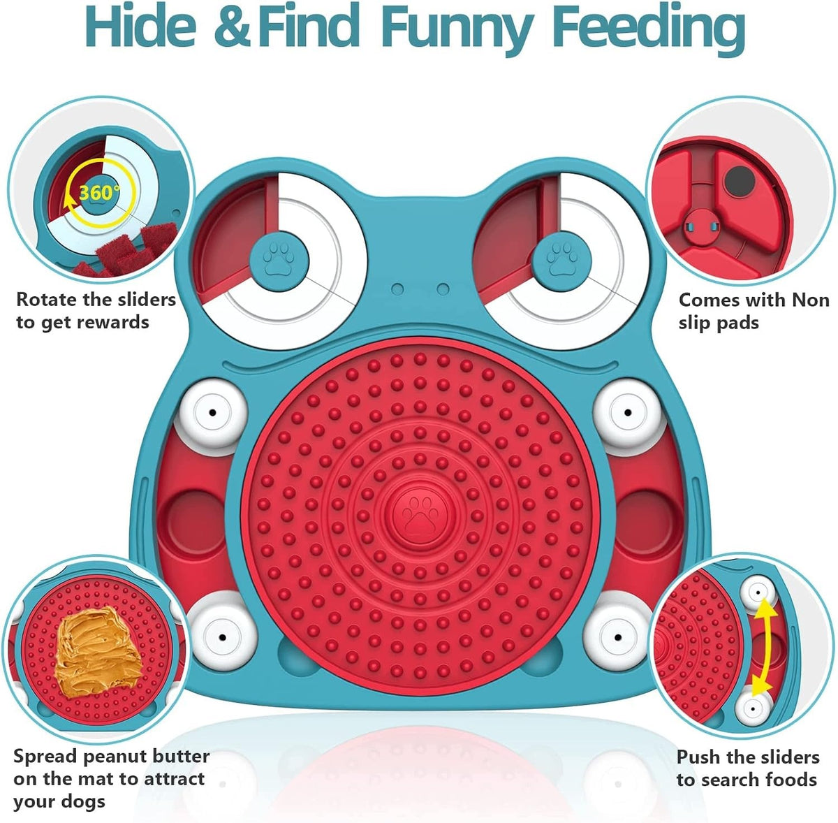 Interactive Educational Dog Toy HETOO Licking Mat Manufacturer code 45377845332