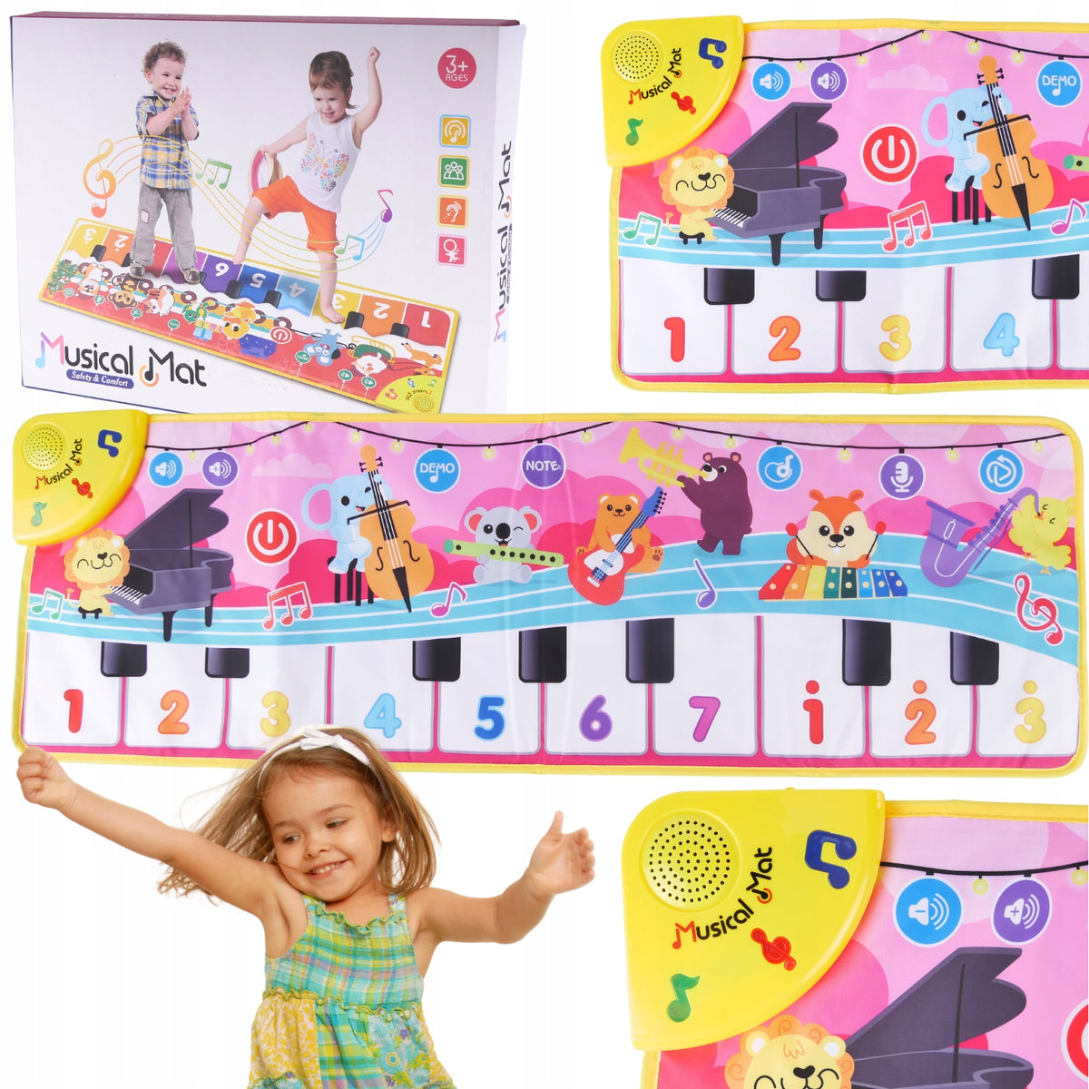 Interactive Educational Music Mat Dance Music Light Piano