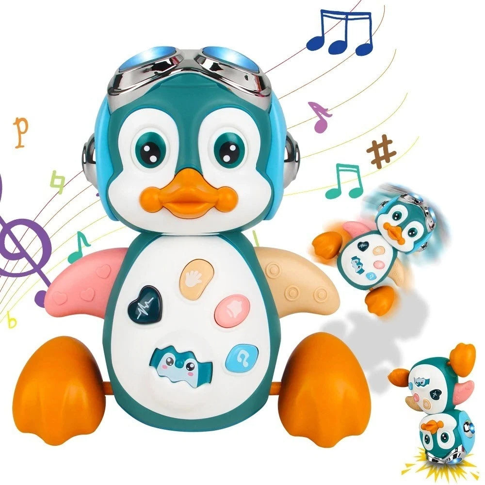 Interactive Educational Penguin Musical Educational Light Sings Walks
