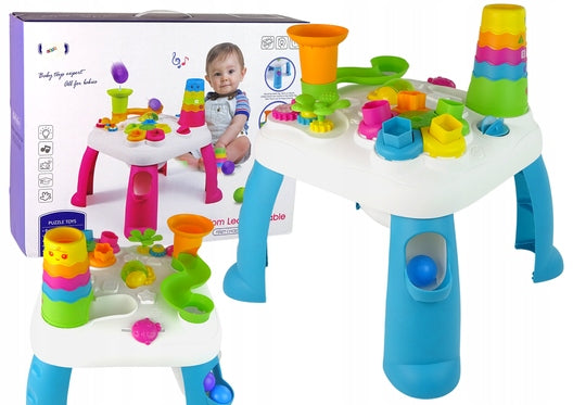 Interactive Educational Table Sorter Blue