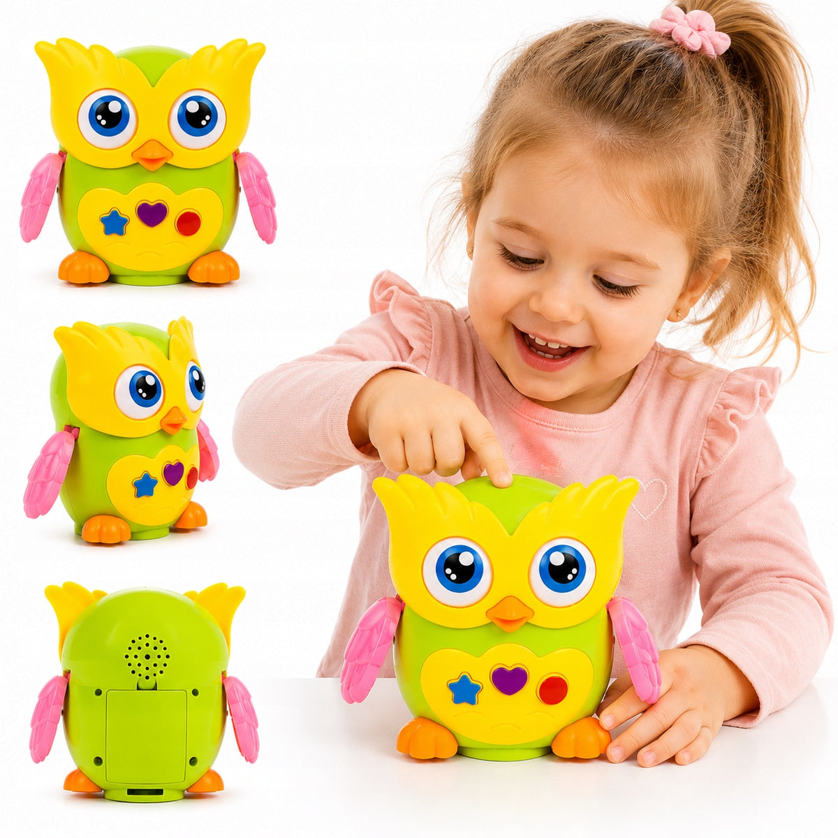 Interactive Educational Wise Owl Artyk Says Fairy Tales Poems Sounds