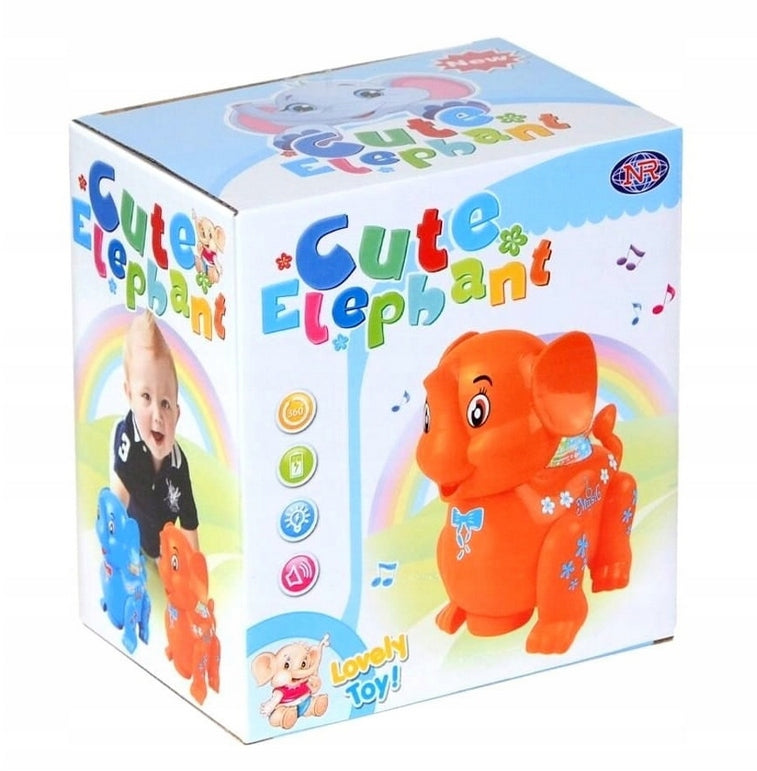 Interactive Elephant Projector Music Light Sound Brand Bigtoys