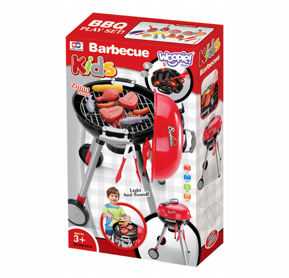 Interactive Grill for Kids with Light and Sound + Accessories Woopie 3+