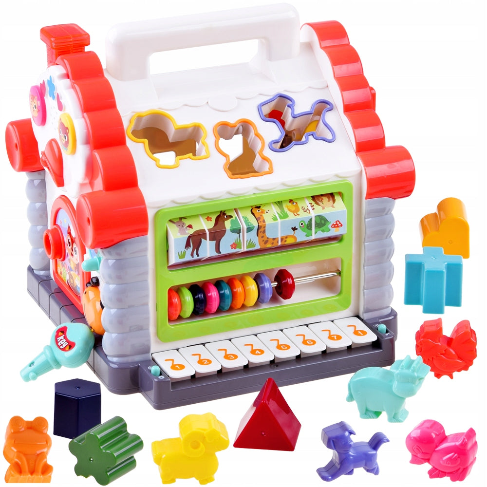 Interactive House sorter blocks animals ZA3518