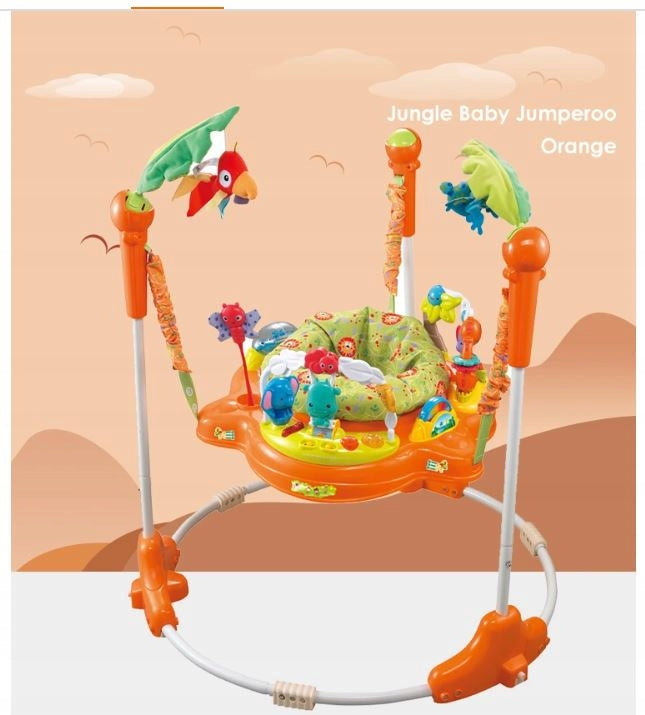 Interactive Jumper Kids Sounds Light 6m+ Orange Gift Packaging status original