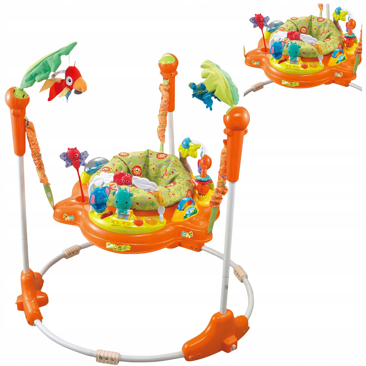 Interactive Jumper Kids Sounds Light 6m+ Orange Gift