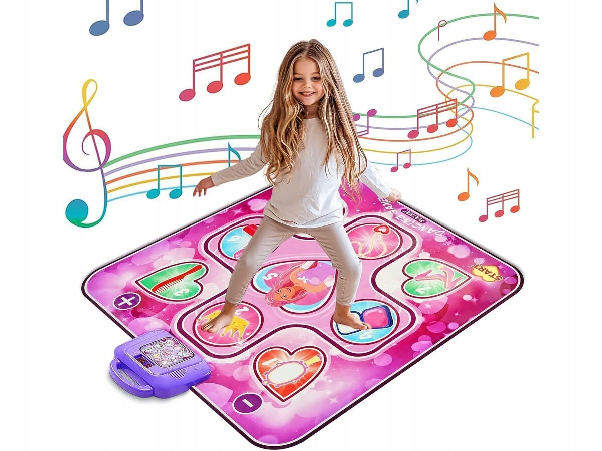 Interactive Music Dance Mat for Kids 6 LED Modes Brand DK