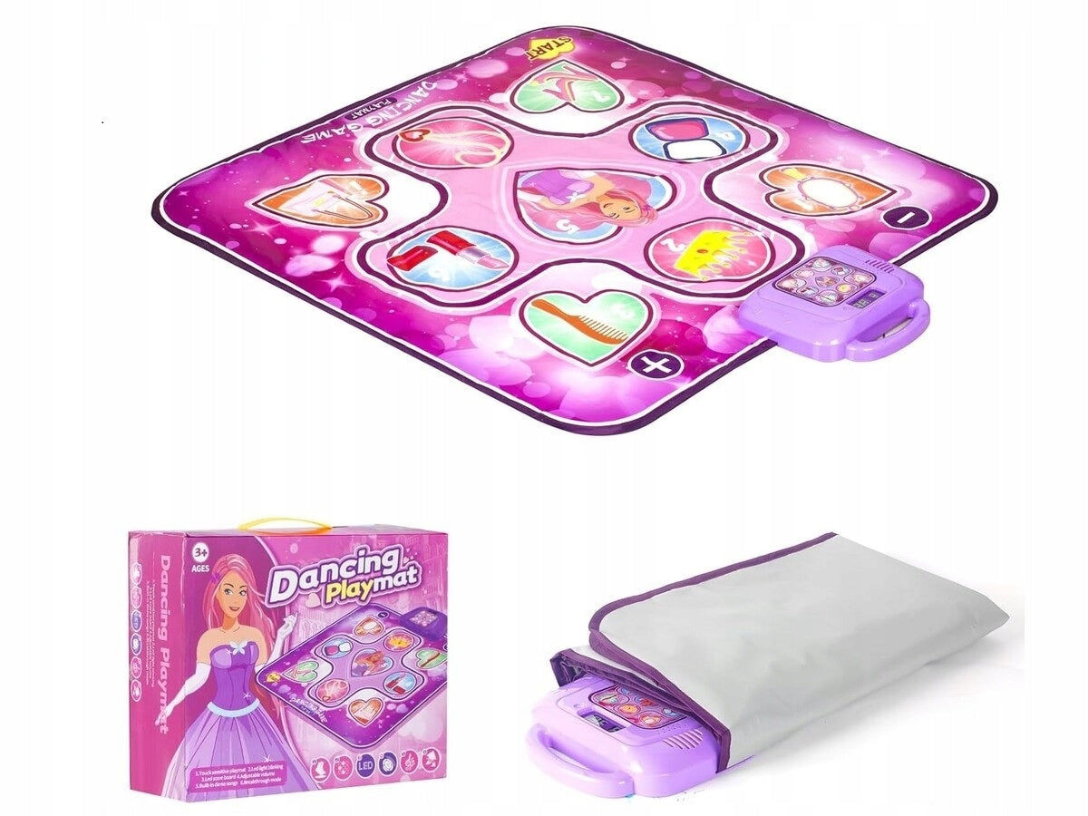 Interactive Music Dance Mat for Kids 6 LED Modes Kid's age 3＋ years