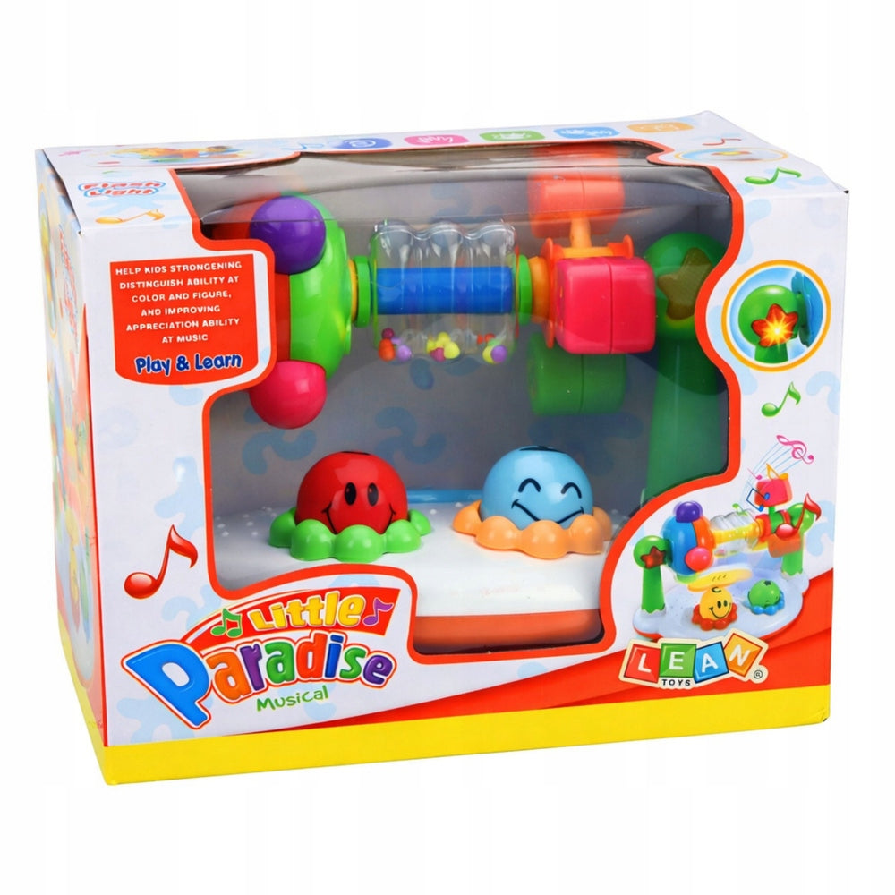 Interactive Music Toy For Toddler Rattle Light Sounds Brand LEAN Toys
