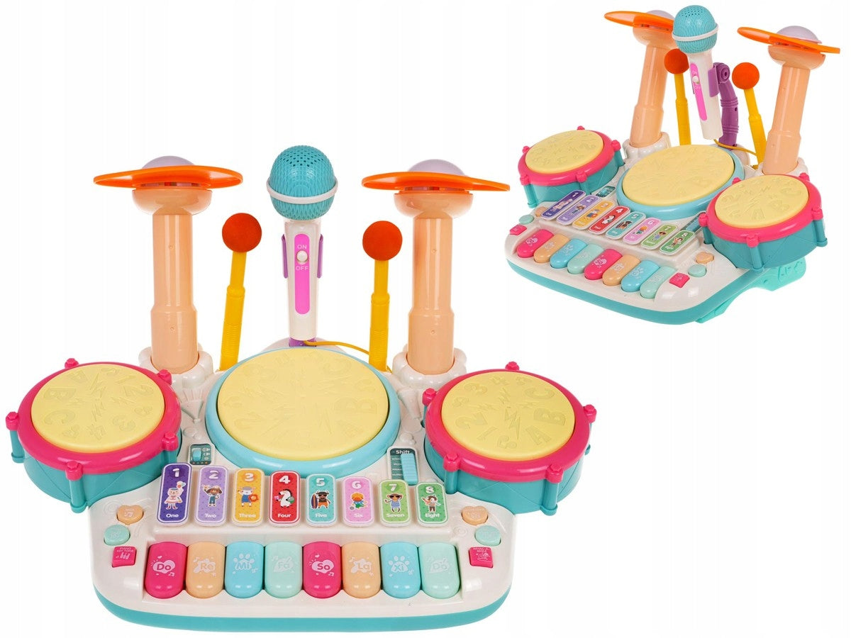Interactive Musical Toy Drums Piano Sound Animal Sounds Brand Ramiz