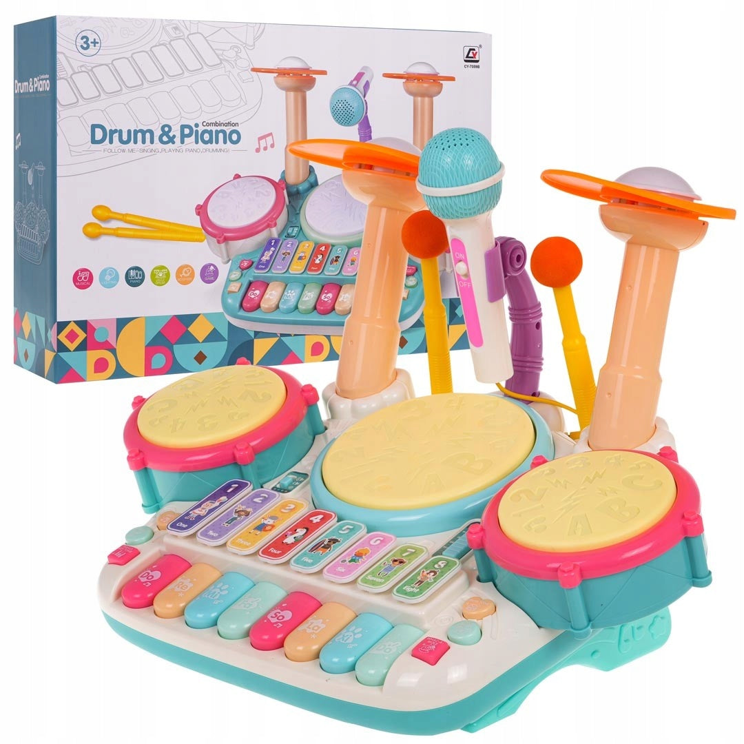 Interactive Musical Toy Drums Piano Sound Animal Sounds