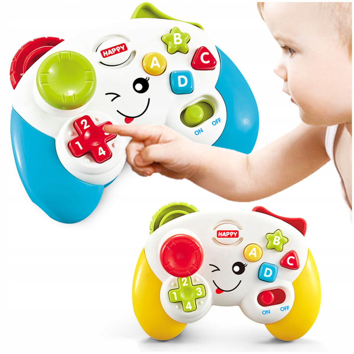 Interactive Pad Educational Controller for Kids Sensory Light Sound Packaging status original