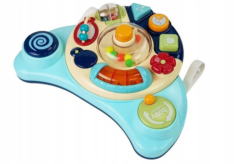Interactive Panel Baby Toy Music Animal Sounds Blue Color blue