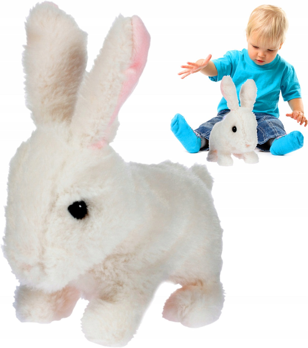 Interactive Rabbit Bunny Plush Toy Walks Kitty Moves Ears Brand Stator