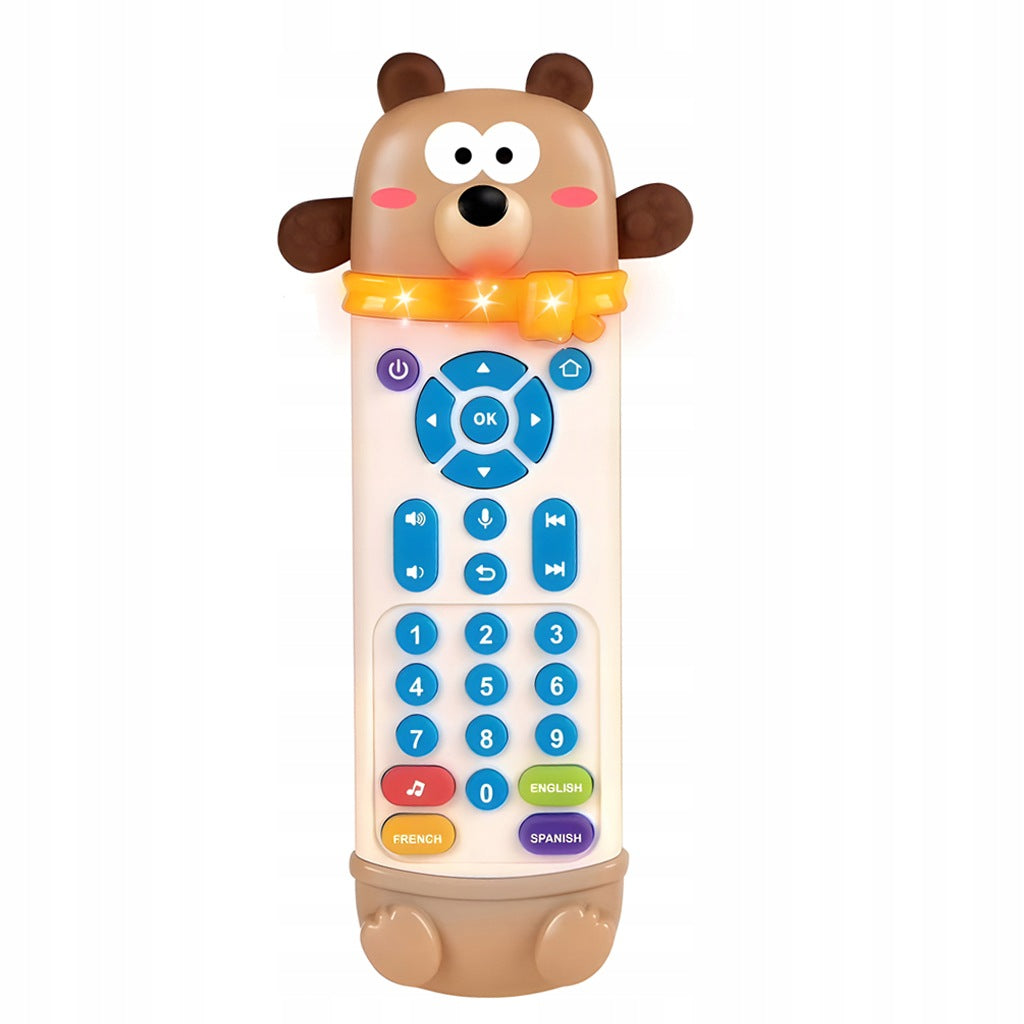 Interactive Remote control For Toddler Bear Musical Teether Educational Light Brand no brand