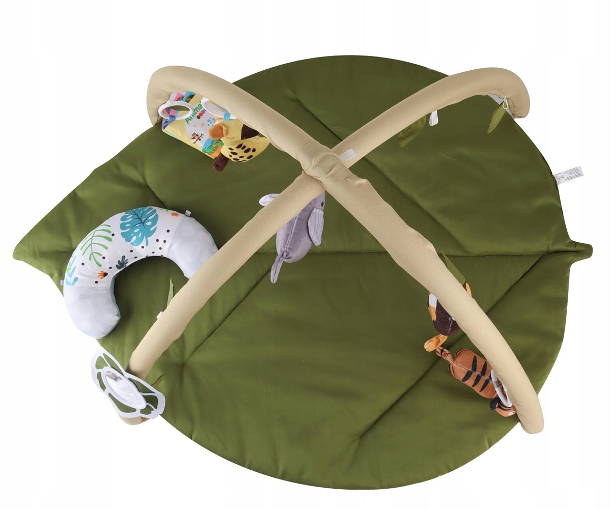 Interactive Sensory Educational Mat Leaf with Headbands and Toys 0+ Manufacturer code MM5912831