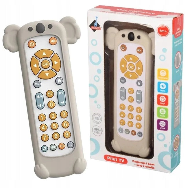 Interactive TV Remote Control with Silicone Koala Cover