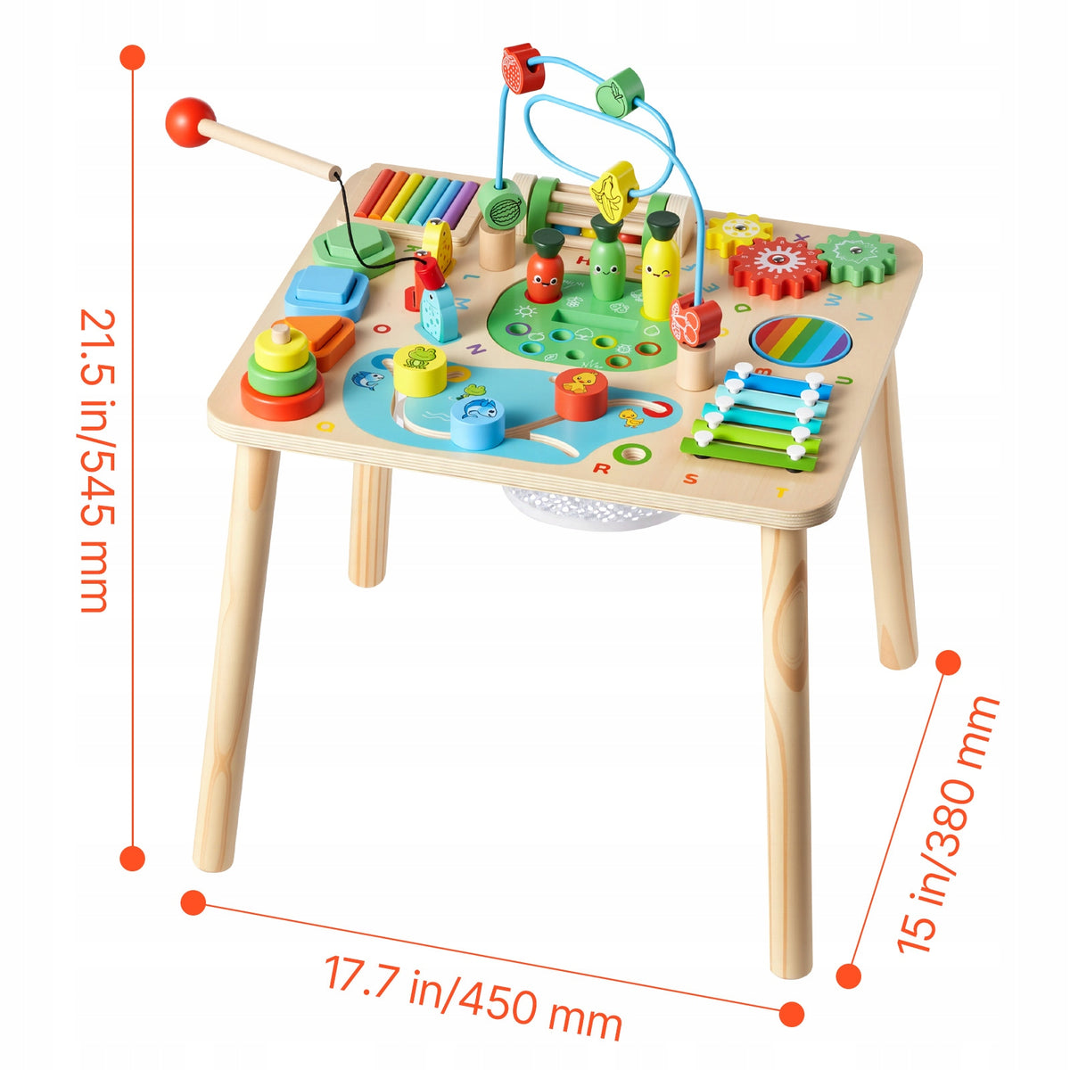 Interactive Table Wooden Montessori Toy For Children From 6 Months Manufacturer code MTSLETWJXXZSY2