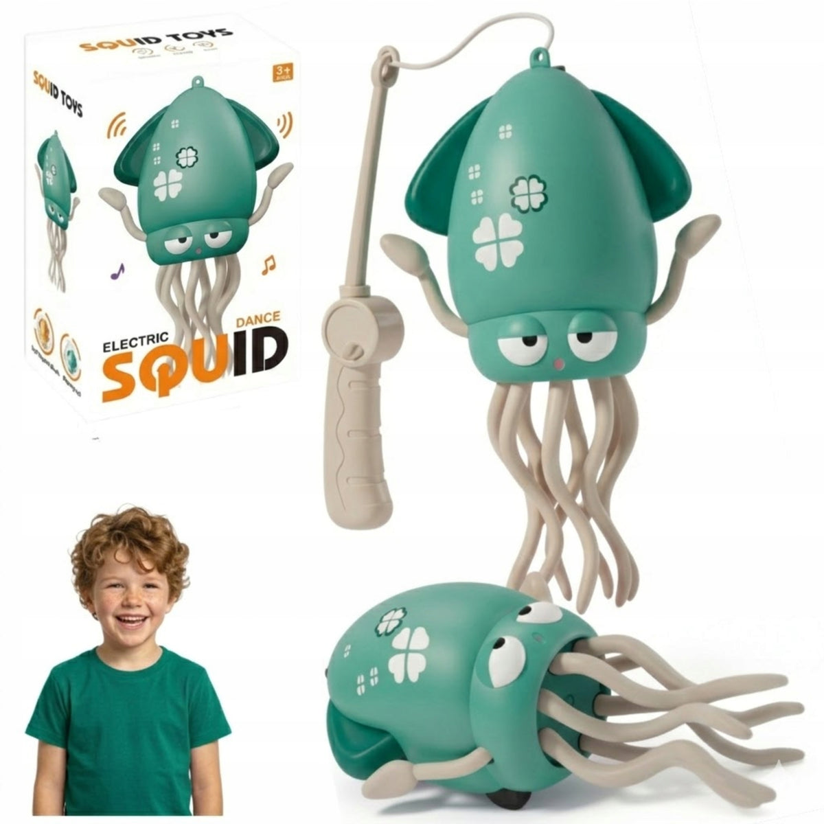 Interactive Toy Dancing OCTOPUS For Children Music With Light
