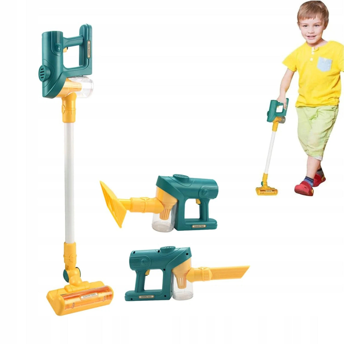 Interactive Vacuum Cleaner for Kids Vertical Toddler 3in1 Educational Toy