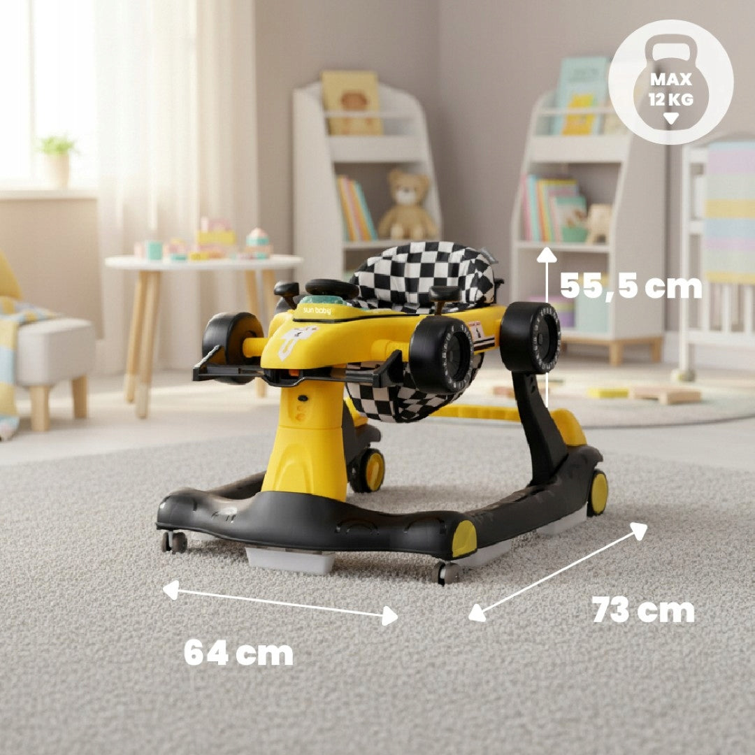 Interactive Walker Pusher Racing Formula 1 3in1 sound SUN BABY Manufacturer code B01.024.0.3