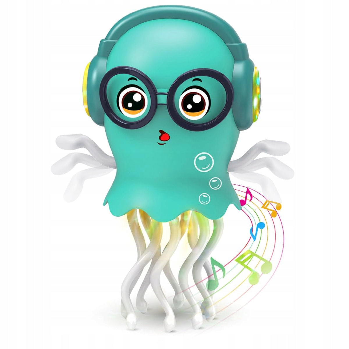 Interactive dancing JELLYFISH octopus toy GAME GLOWS RIDES 360° Kid's age 12＋ months