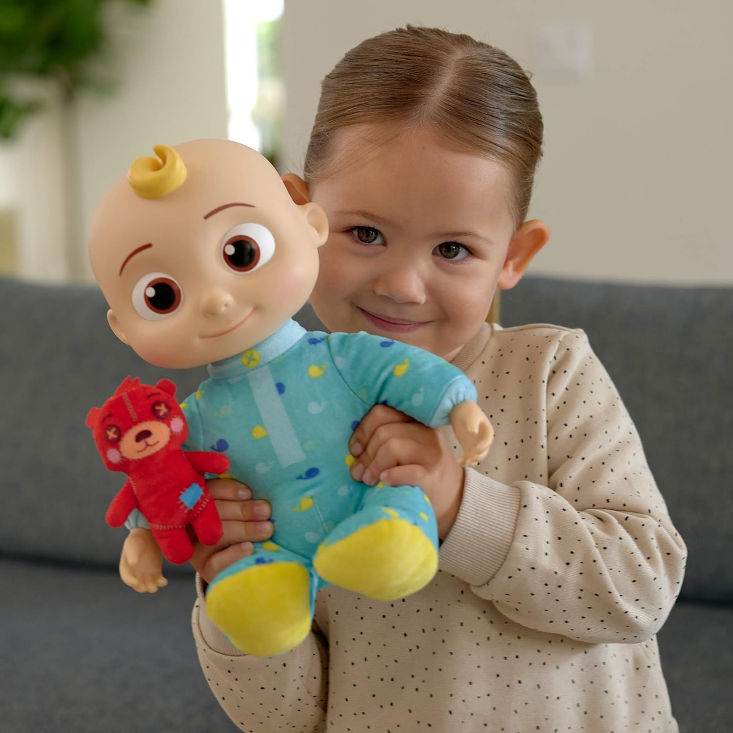 Interactive doll COCOMELON Musical Bedtime JJ Doll Jazwares 33 cm melodies Packaging status original
