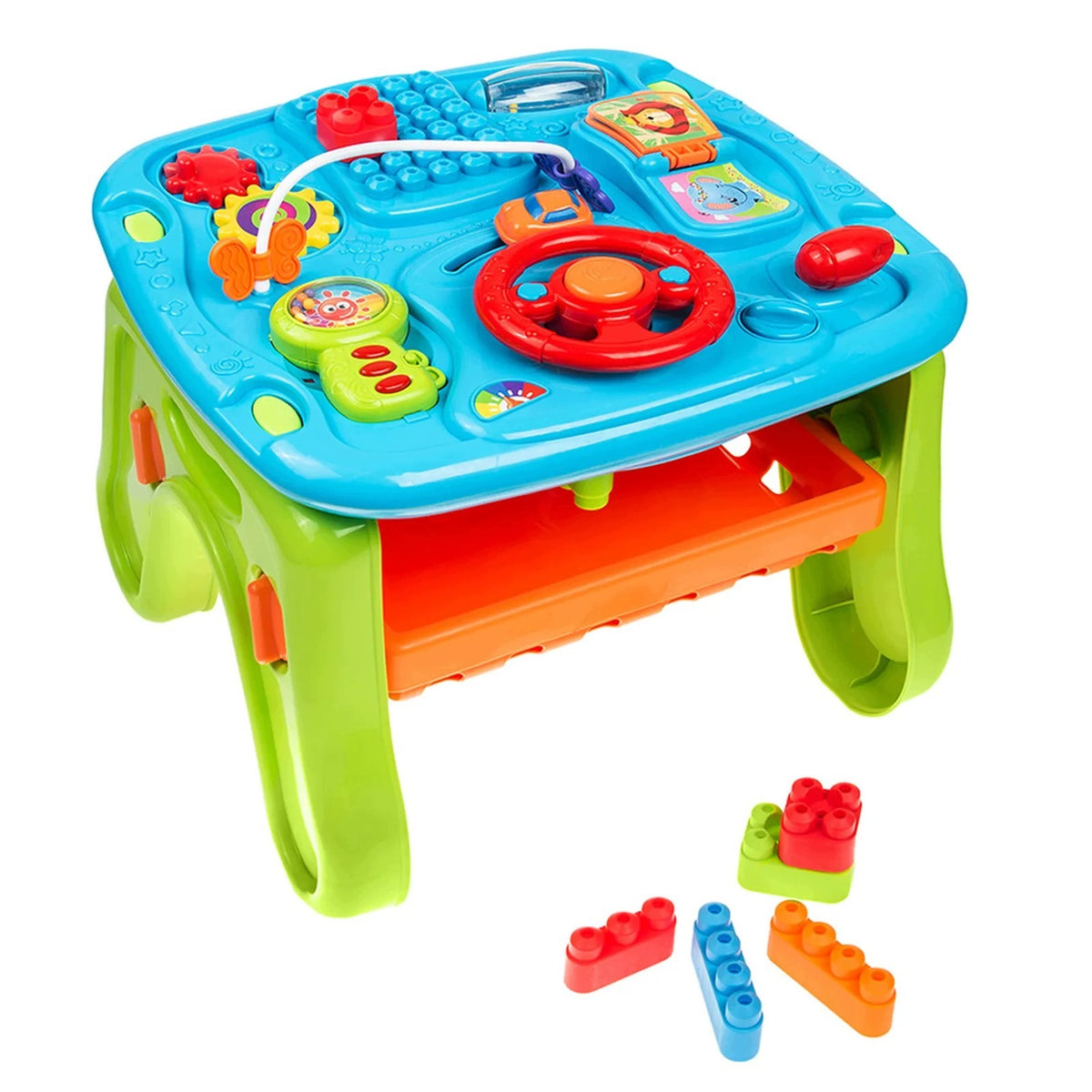 Interactive educational table, double-sided tabletop SMIKI