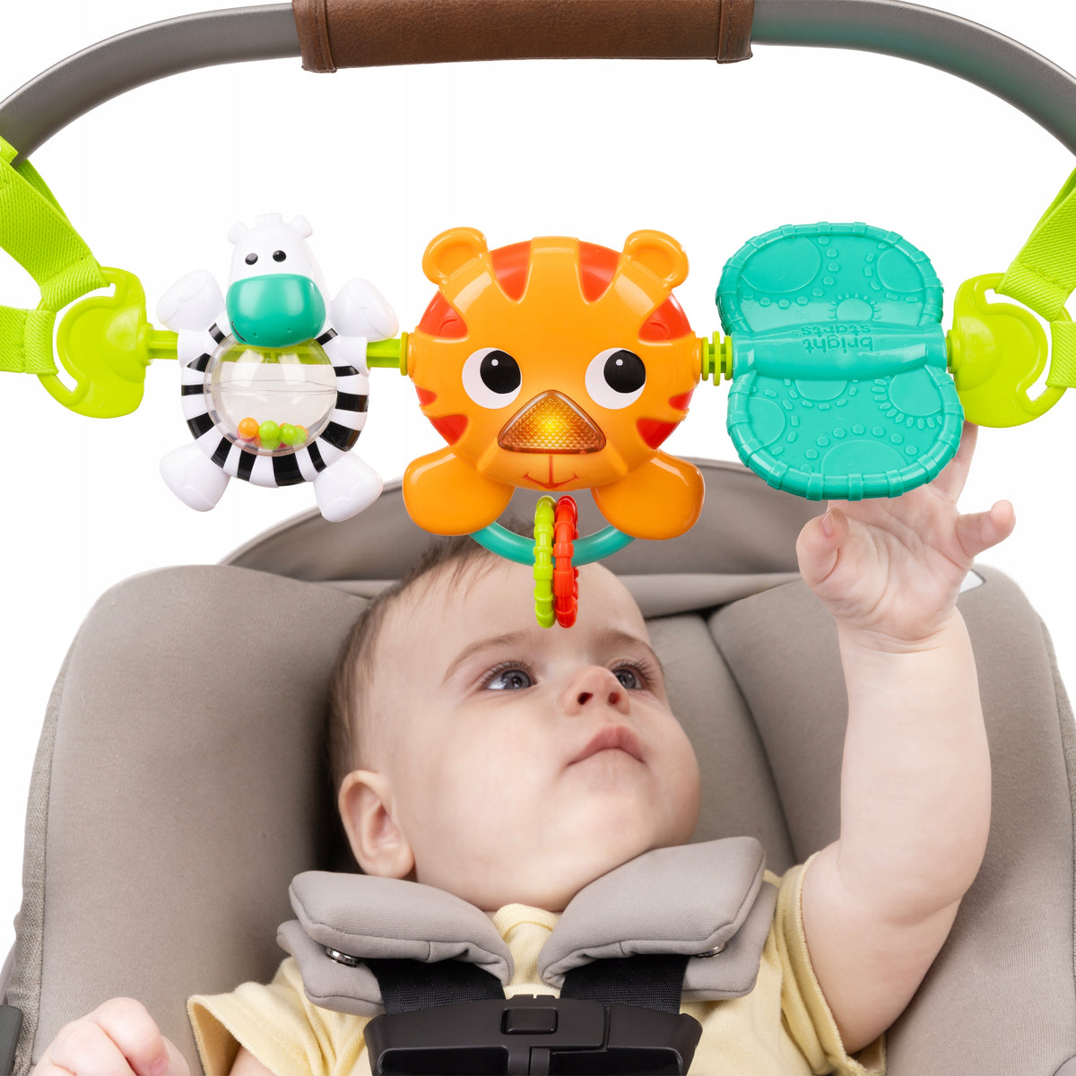 Interactive pendant for car seat rattle melodies Bright Starts 0+ Kind pendants