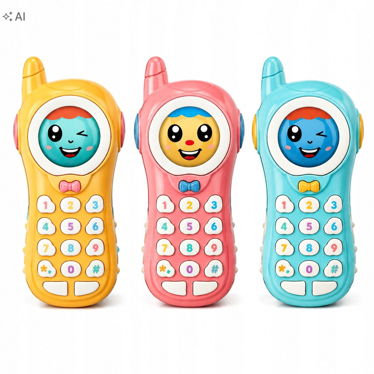 Interactive phone for children light sounds 3+ Jolly Cherisher MIX