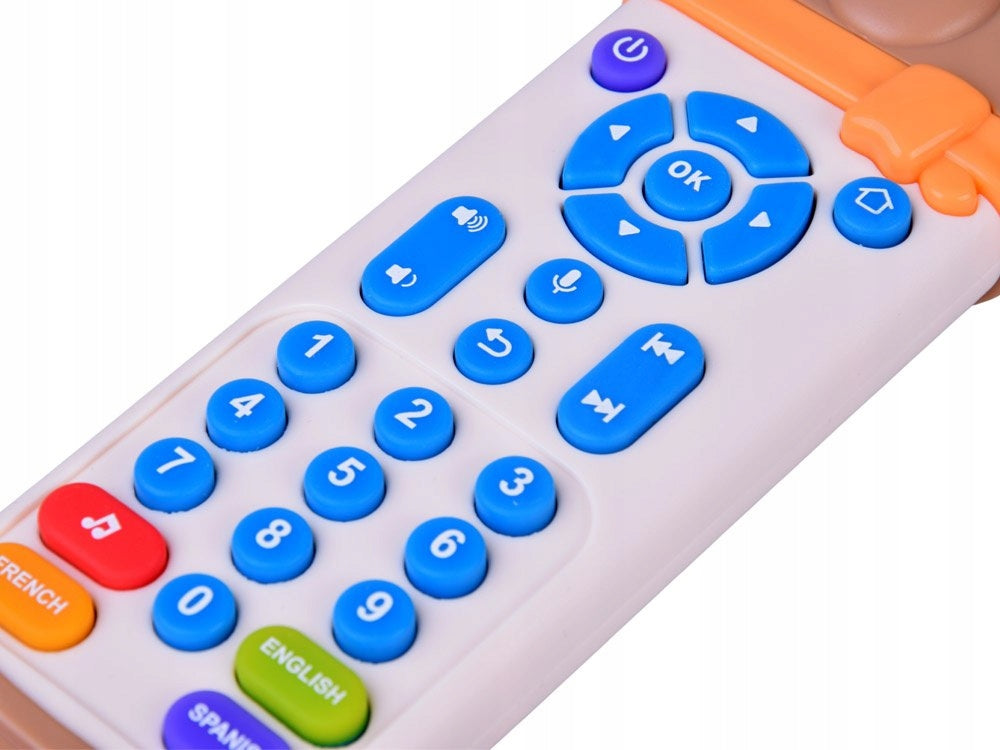 Interactive remote control - 2in1 BEAR teether for baby + funny sounds ZA6017 Brand Jokomisiada