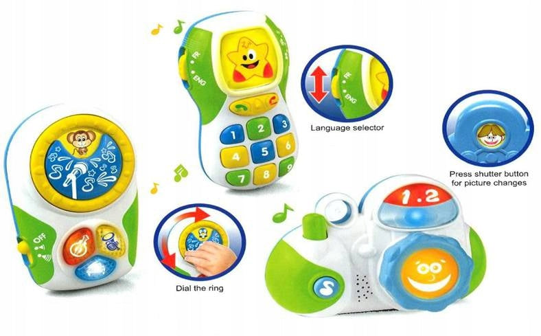 Interactive set : MP3, Mobile and Camera Photo Brand Oregon