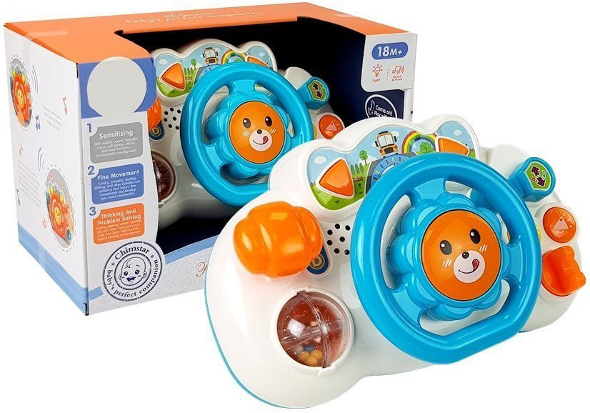 Interactive toddler steering wheel for stroller Musical light sounds Packaging status original