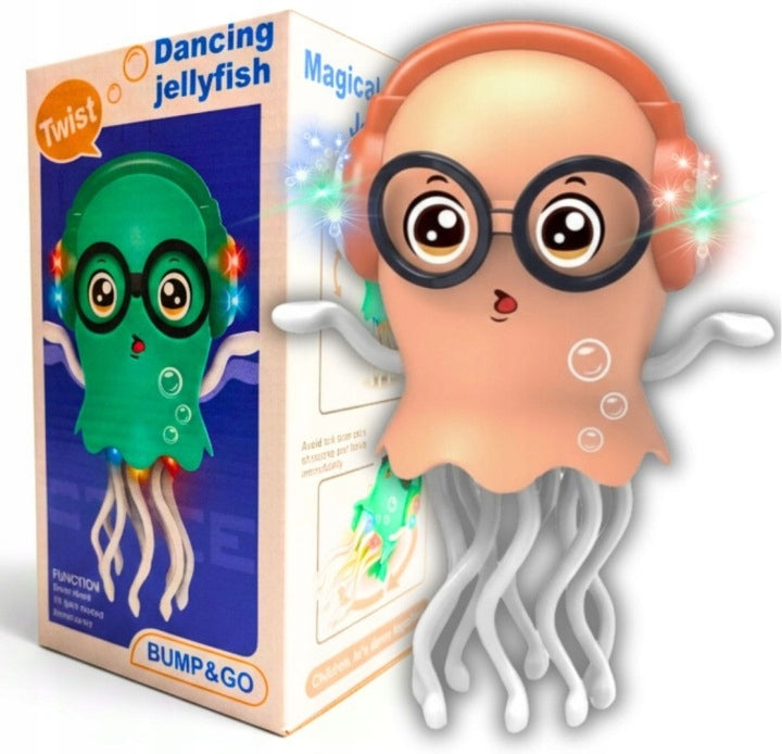 Interactive toy octopus jellyfish moving glowing 20 cm Manufacturer code 5902687878598