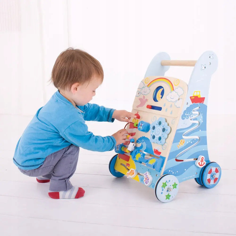 Interactive walker Sea BigJigs Color multicolor