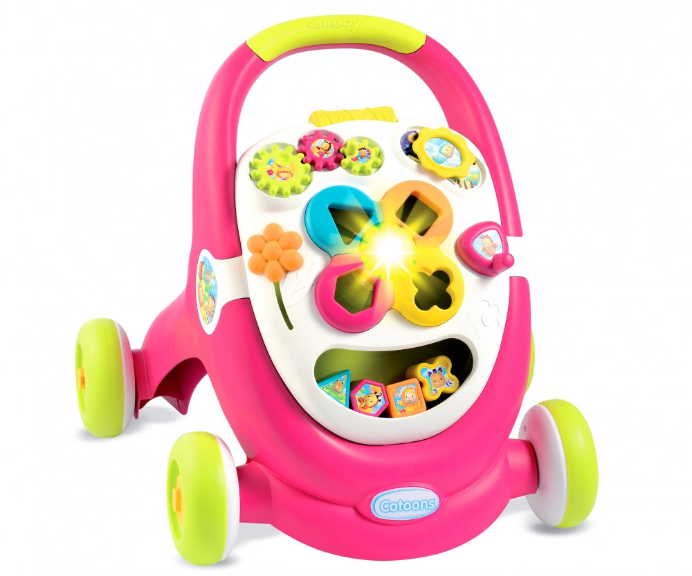 Interactive walker pink Cotoons 7600110304