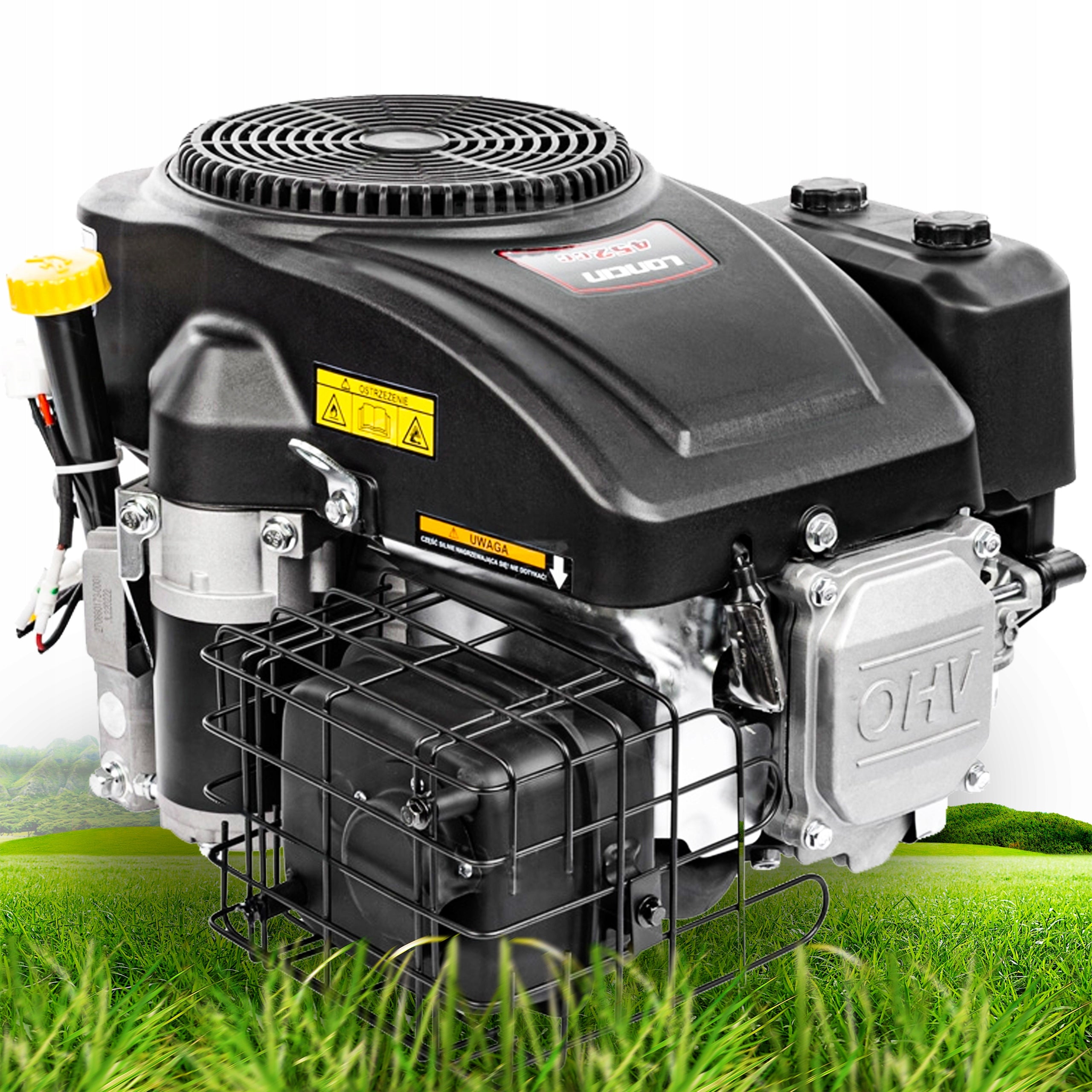 Internal combustion engine Loncin with oil pump LC1P92F VERTICAL SHAFT 25,4 mm 9,2 kW