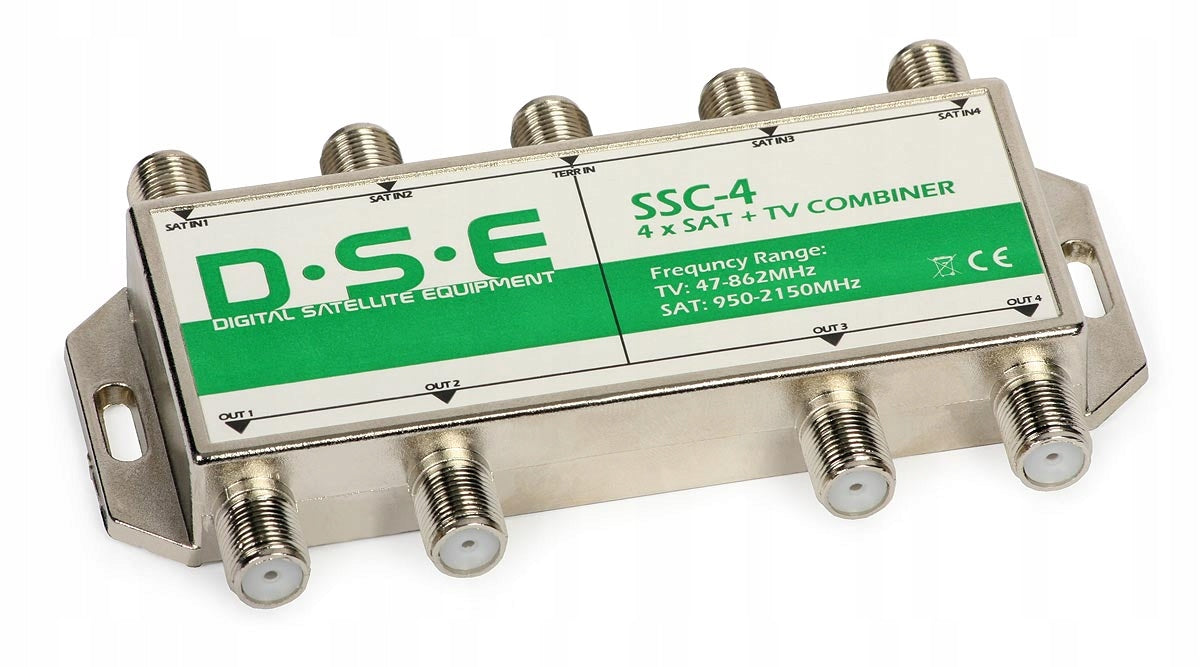 Internal crossover RTV SAT SSC-4 converter Quad + DVB-T2 DSE