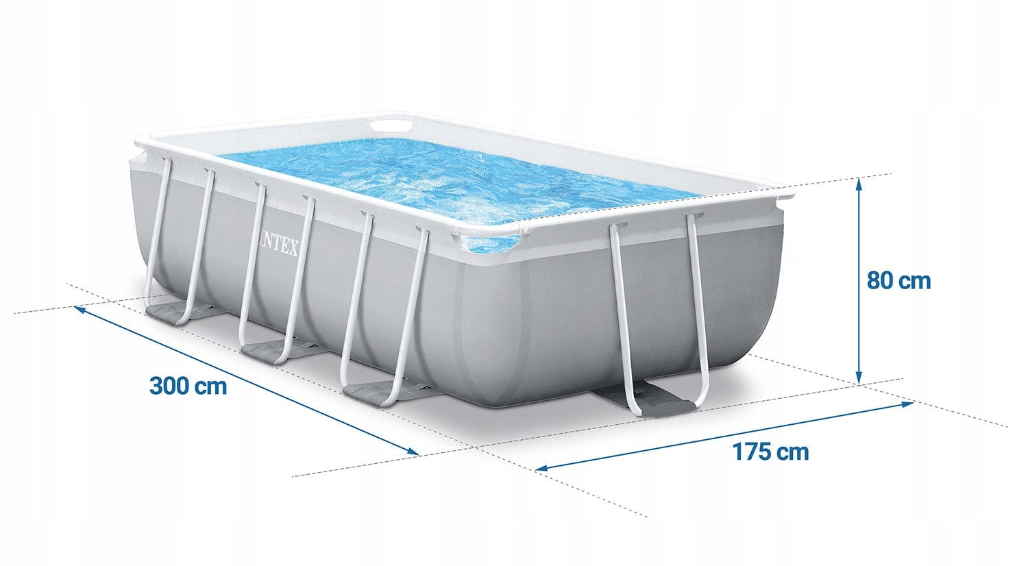 Intex Pool set 300 × 175 × 80 cm Brand Intex