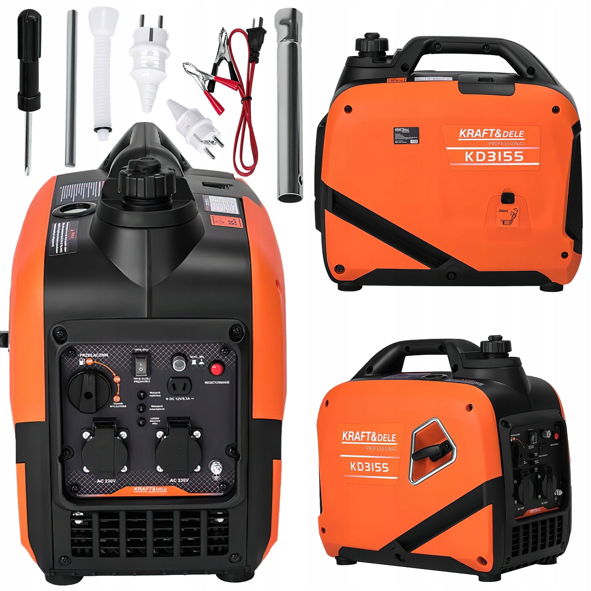 Inverter Generator Portable Single Phase 2.6 kW Kraft&Dele