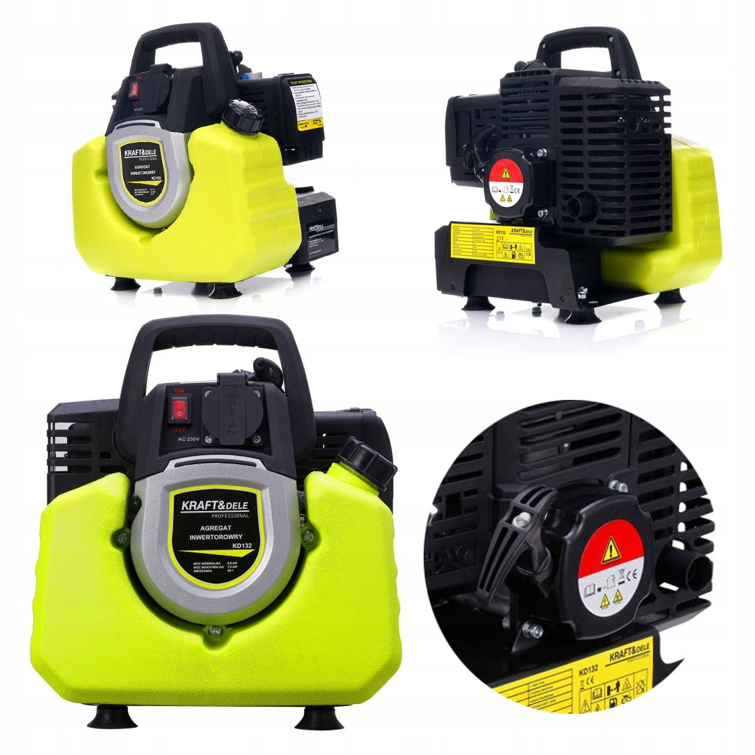 Inverter Generator Set Portable Single Phase 1000W Petrol