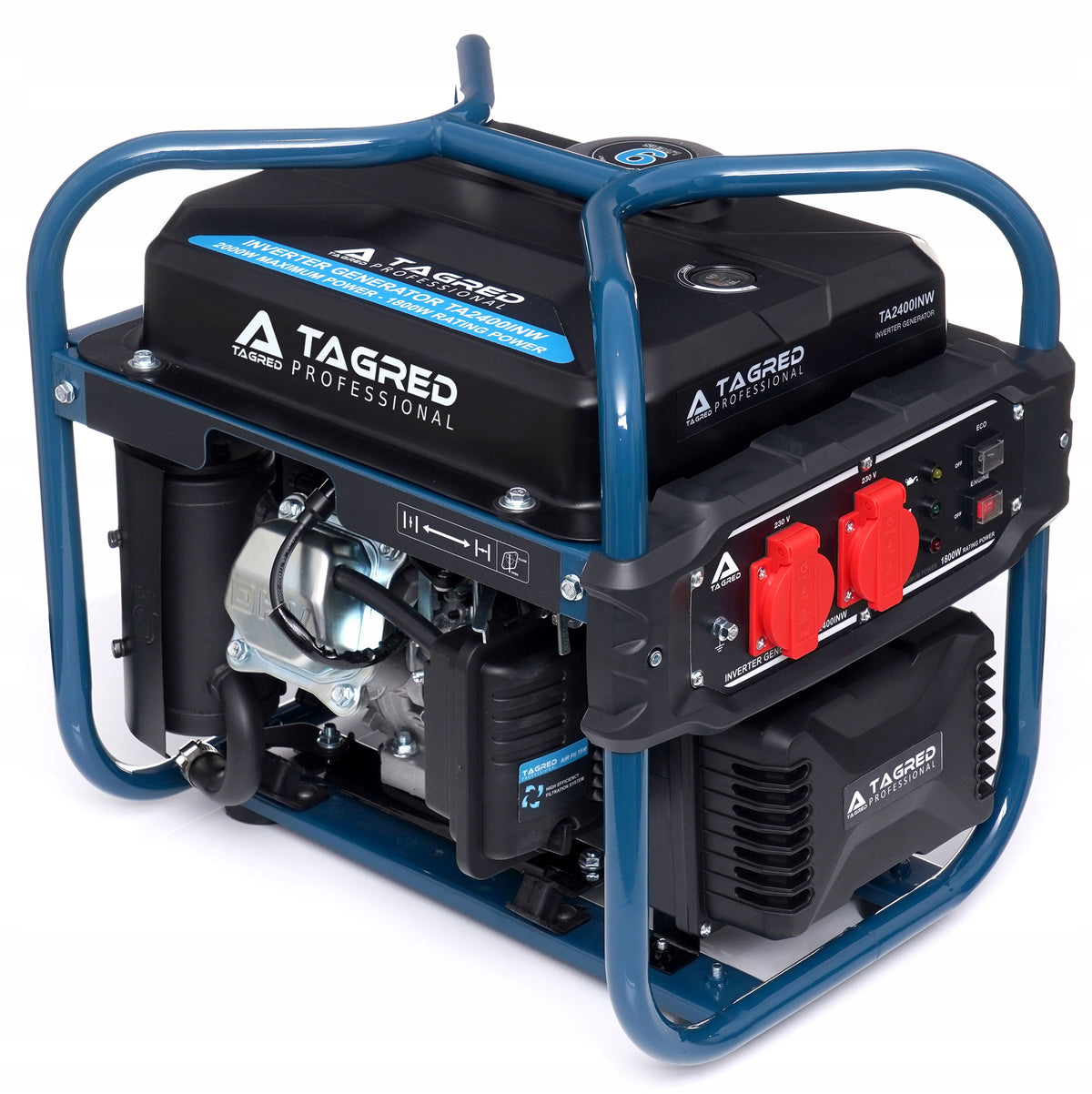 Inverter Generator Set Strong Copper Winding AVR 2000W + Oil Manufacturer code TAGRED 2400W FALOWNIK