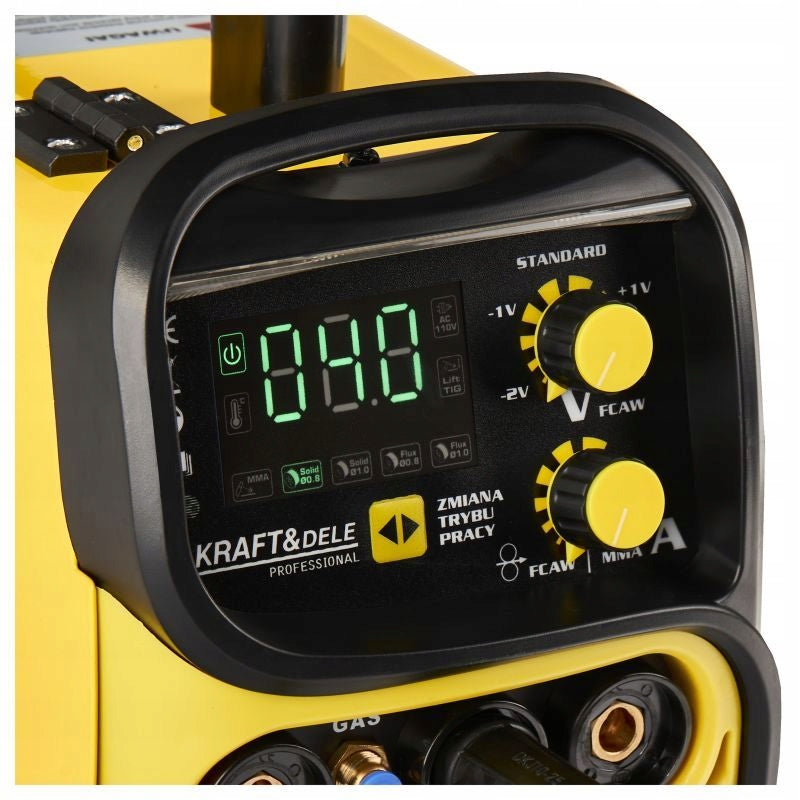 Inverter Plug-GAS MIGOMAT MIG MMA TIG LIFT 250A LCD Power consumption 2.2 kVA