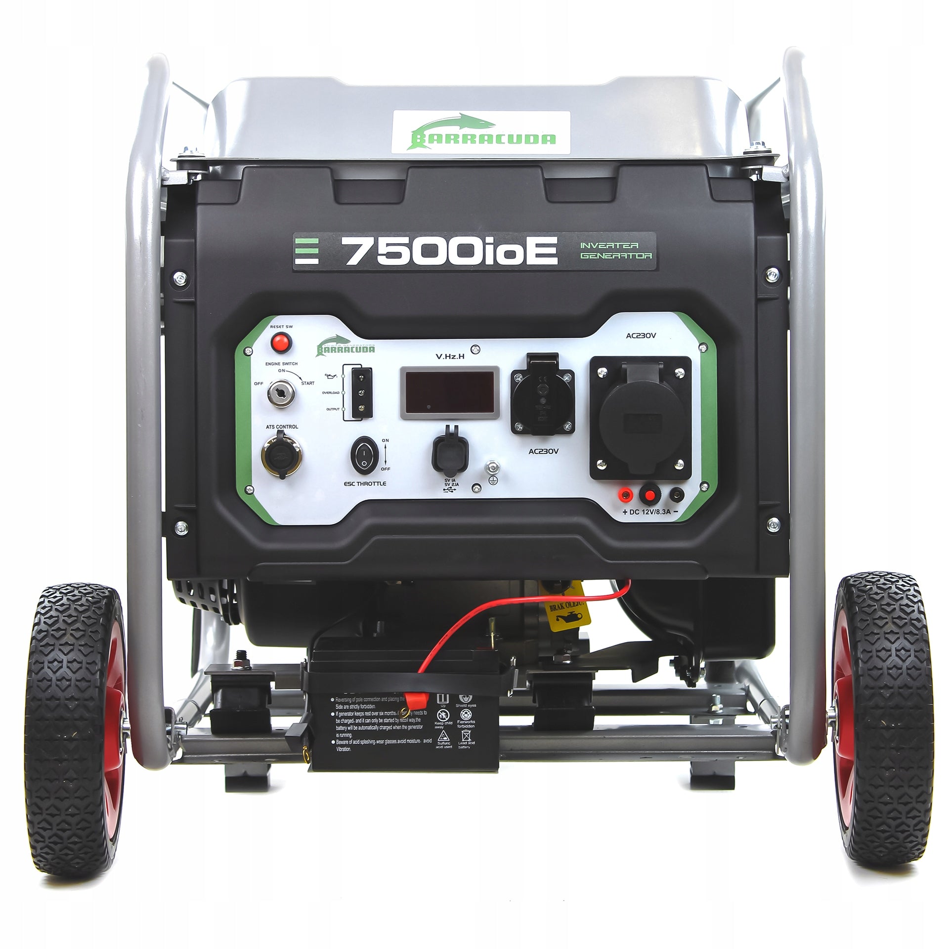 Inverter generator set 7,5 kW 230V INVERTER Barracuda 7500 1F Manufacturer code KM7500io