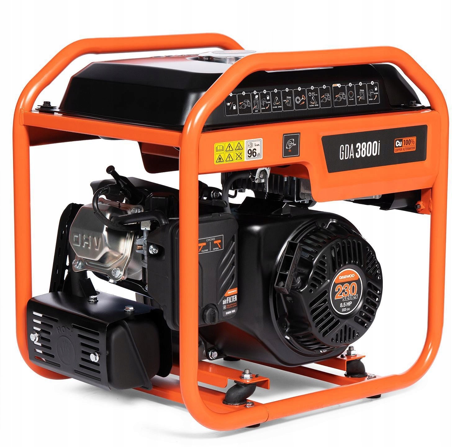 Inverter generator set DAEWOO GDA 3800i 3.8kW quiet