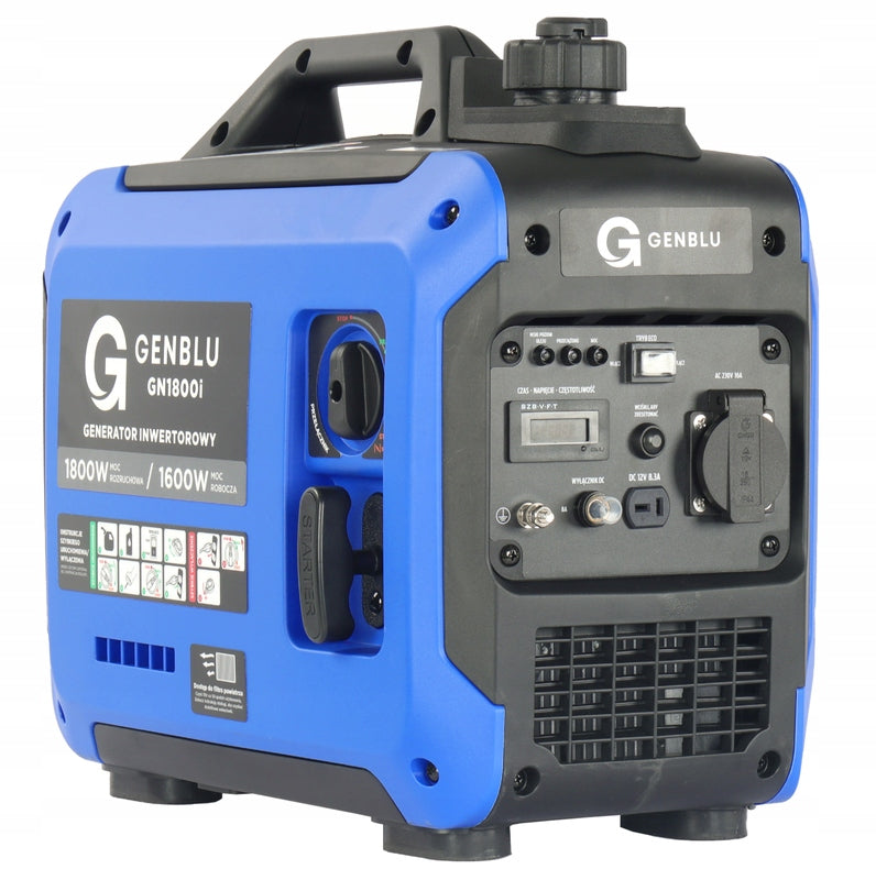 Inverter generator set GENBLU GN1800i 1800W quiet ECO 14kg 1.8 KW