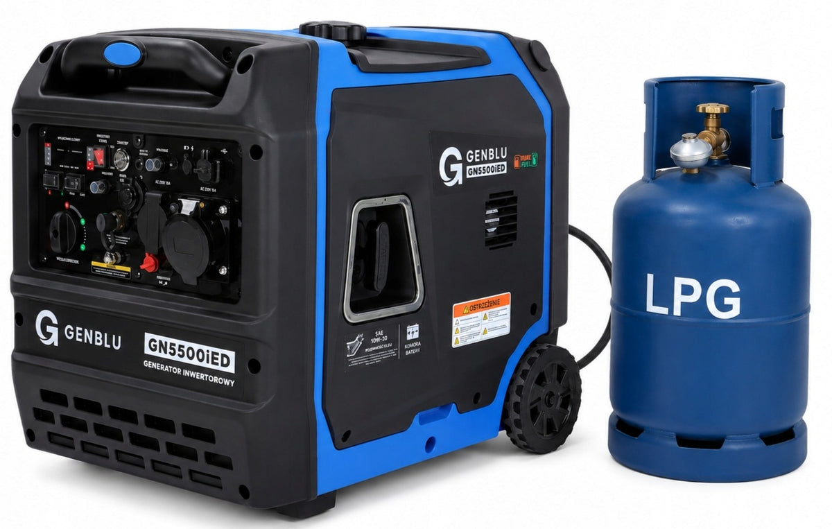Inverter generator set GENBLU GN5500iED 5,5kW LPG PETROL 230V
