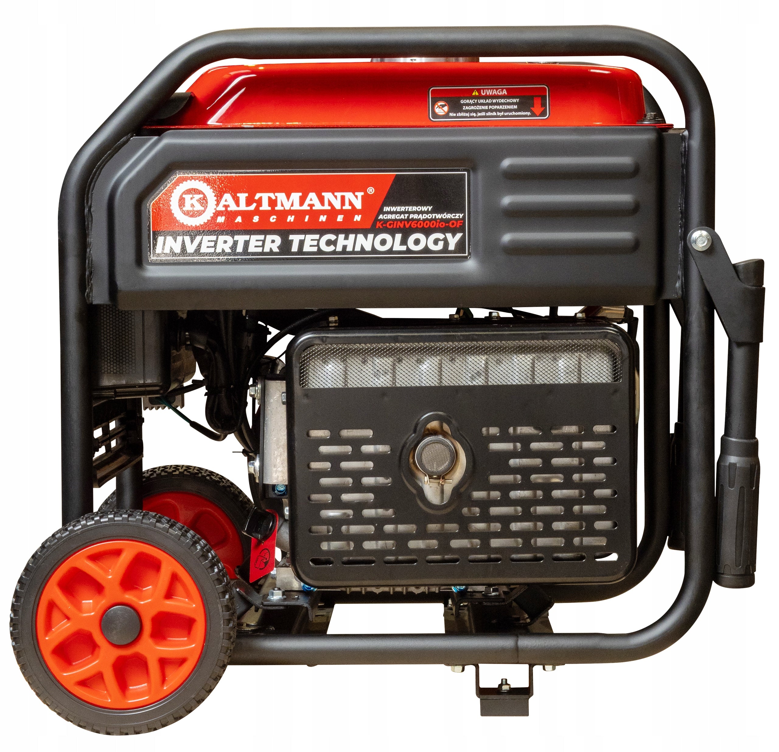 Inverter generator set portable Kaltmann 4,5kW benz OIL FREEBIE! Manufacturer code K-GINV6000io-OF Agregat inwertorowy Inwerter